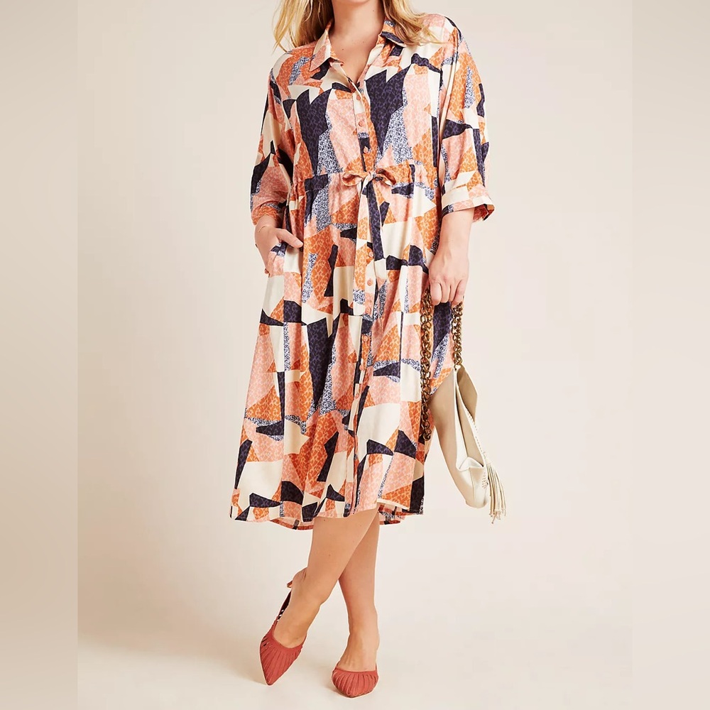 Anthropologie Corey Lynn Calter Abstract Shirtdress
XL